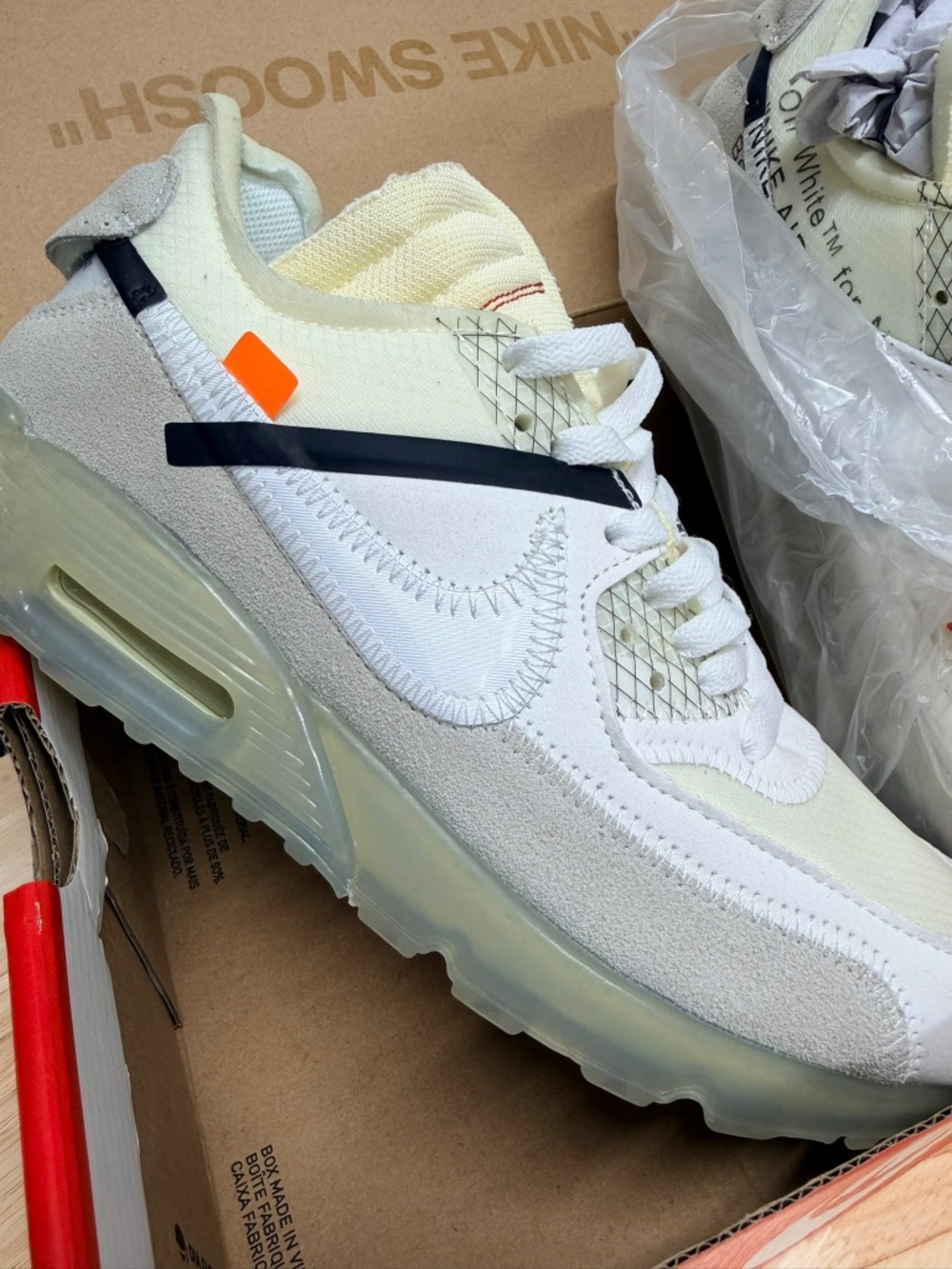 OFF WHITE NIKE AIR MAX '90 - THE TEN - Picture 7 of 9
